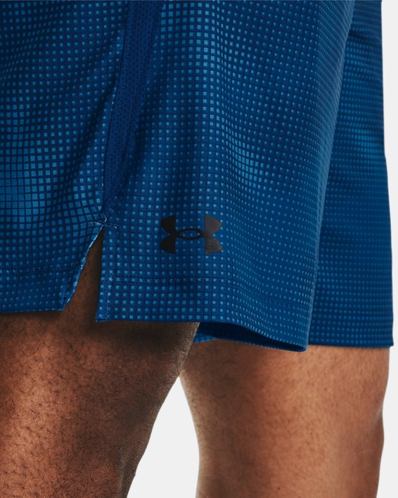 Men's UA Tech™ Vent Printed Shorts, Blue, pdpMainDesktop image number 3